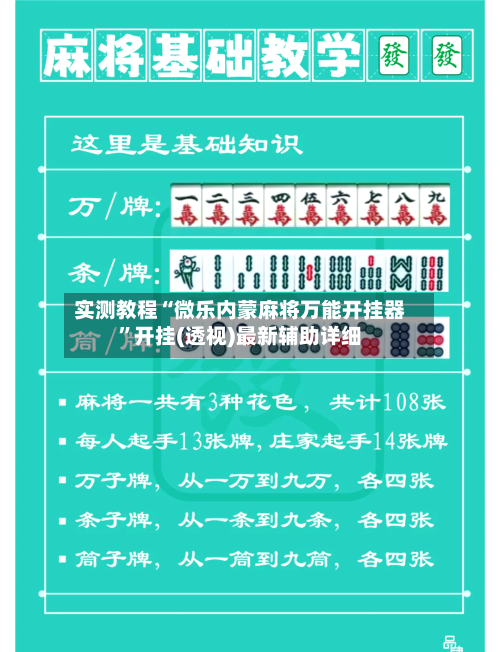 实测教程“微乐内蒙麻将万能开挂器”开挂(透视)最新辅助详细-第2张图片