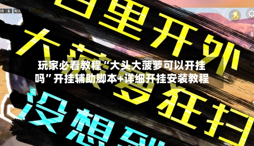 玩家必看教程“大头大菠萝可以开挂吗”开挂辅助脚本+详细开挂安装教程-第2张图片