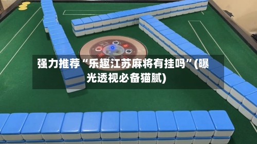强力推荐“乐趣江苏麻将有挂吗	”(曝光透视必备猫腻)-第2张图片