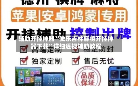 辅助开挂神器“微乐吉林麻将开挂神器下载”详细透视辅助教程-第2张图片