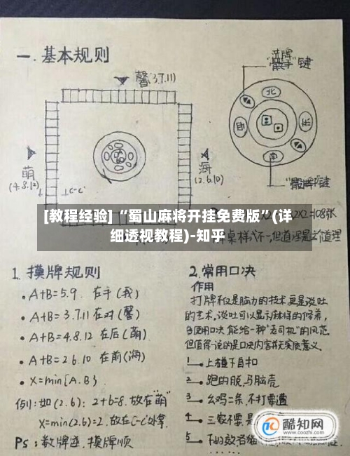 [教程经验] “蜀山麻将开挂免费版	”(详细透视教程)-知乎-第2张图片
