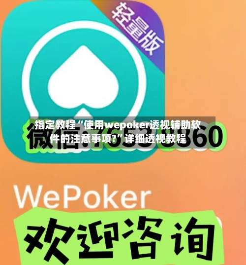 指定教程“使用wepoker透视辅助软件的注意事项?”详细透视教程-第2张图片