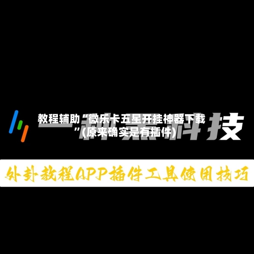 教程辅助“微乐卡五星开挂神器下载”(原来确实是有插件)