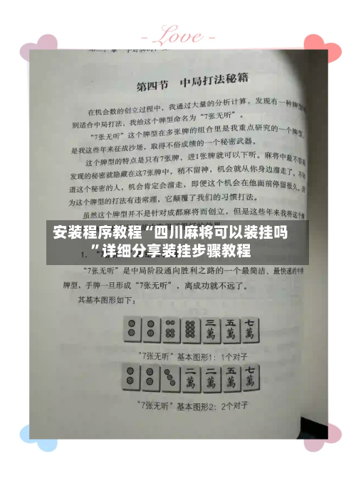 安装程序教程“四川麻将可以装挂吗”详细分享装挂步骤教程-第3张图片
