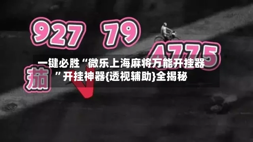 一键必胜“微乐上海麻将万能开挂器	”开挂神器{透视辅助}全揭秘-第3张图片