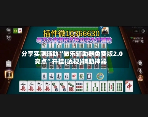 分享实测辅助“微乐辅助器免费版2.0亮点”开挂(透视)辅助神器-第3张图片