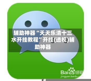 辅助神器“天天乐清十三水开挂教程”开挂(透视)辅助神器-第2张图片