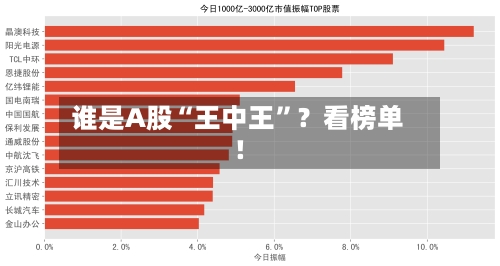谁是A股“王中王”？看榜单！-第3张图片