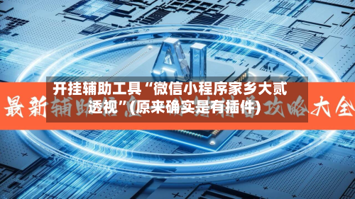 开挂辅助工具“微信小程序家乡大贰透视”(原来确实是有插件)
