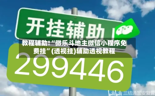 教程辅助!“微乐斗地主微信小程序免费挂”(透视挂)辅助透视教程-第3张图片