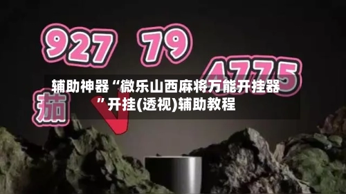 辅助神器“微乐山西麻将万能开挂器”开挂(透视)辅助教程-第3张图片