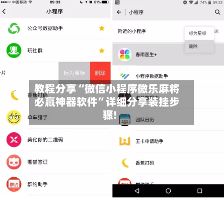 教程分享“微信小程序微乐麻将必赢神器软件”详细分享装挂步骤!-第3张图片
