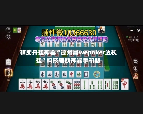 辅助开挂神器“德州局wepoker透视挂”科技辅助神器手机版-第3张图片