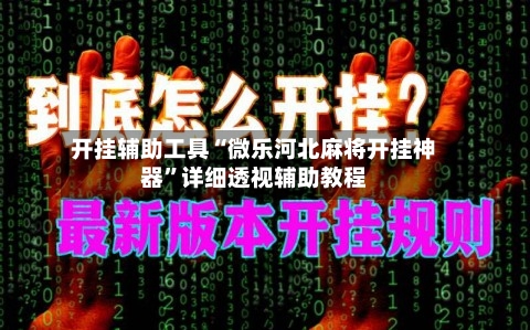 开挂辅助工具“微乐河北麻将开挂神器”详细透视辅助教程-第3张图片