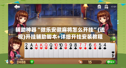 辅助神器“微乐安徽麻将怎么开挂”(透视)开挂辅助脚本+详细开挂安装教程-第3张图片