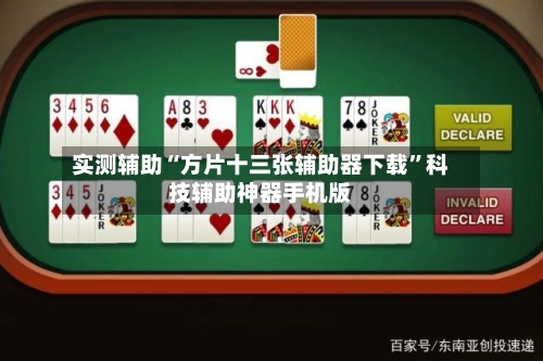 实测辅助“方片十三张辅助器下载”科技辅助神器手机版-第3张图片