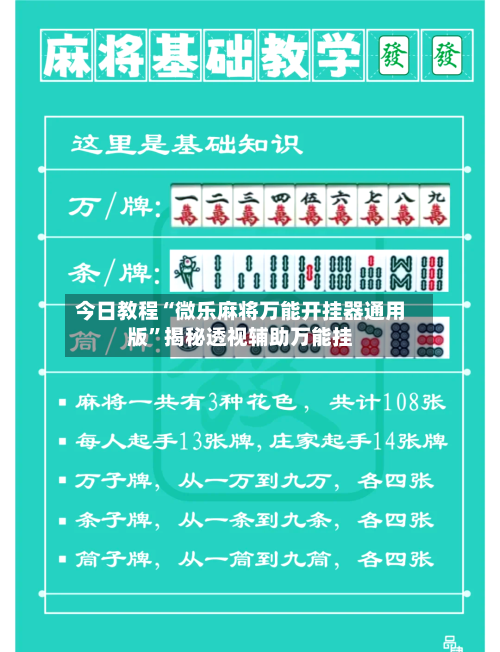 今日教程“微乐麻将万能开挂器通用版	”揭秘透视辅助万能挂-第2张图片