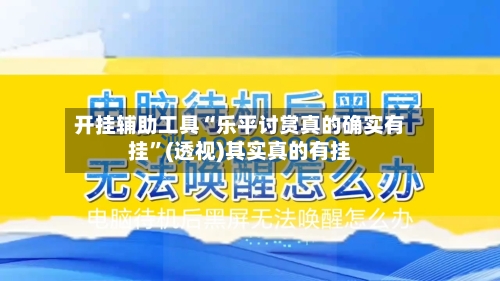 开挂辅助工具“乐平讨赏真的确实有挂”(透视)其实真的有挂-第2张图片
