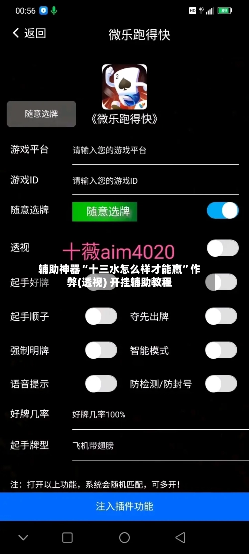 辅助神器“十三水怎么样才能赢”作弊(透视) 开挂辅助教程-第3张图片