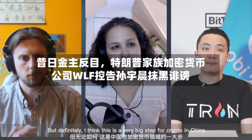 昔日金主反目，特朗普家族加密货币公司WLF控告孙宇晨抹黑诽谤-第3张图片