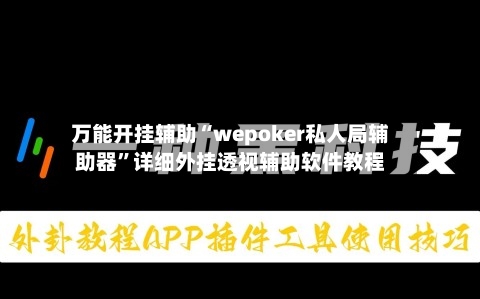 万能开挂辅助“wepoker私人局辅助器”详细外挂透视辅助软件教程-第2张图片