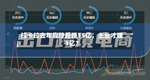 拉卡拉去年靠炒股赚15亿	，主业才赚3亿？-第3张图片