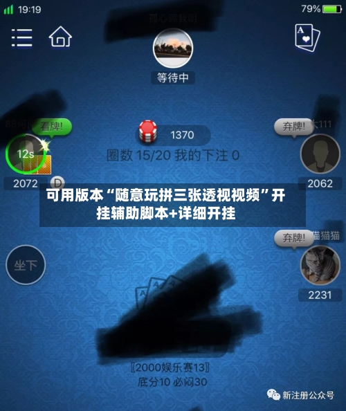 可用版本“随意玩拼三张透视视频”开挂辅助脚本+详细开挂-第3张图片