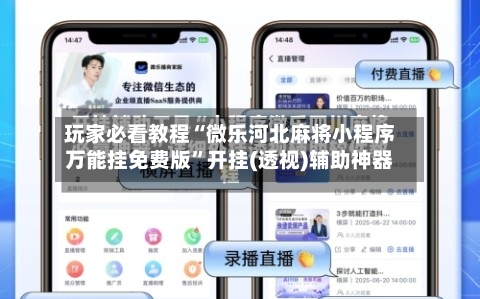 玩家必看教程“微乐河北麻将小程序万能挂免费版	”开挂(透视)辅助神器-第3张图片