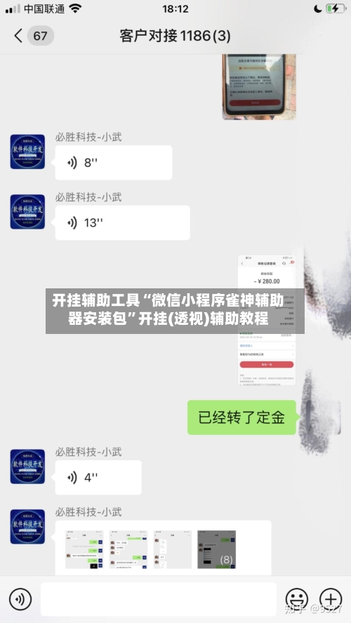 开挂辅助工具“微信小程序雀神辅助器安装包”开挂(透视)辅助教程-第2张图片