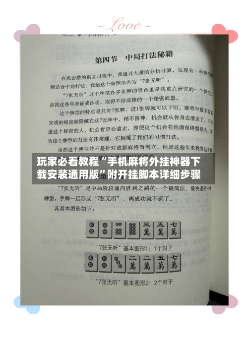 玩家必看教程“手机麻将外挂神器下载安装通用版	”附开挂脚本详细步骤-第2张图片
