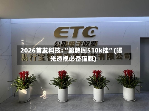 2026首发科技:“赣牌圈510k挂	”(曝光透视必备猫腻)-第2张图片