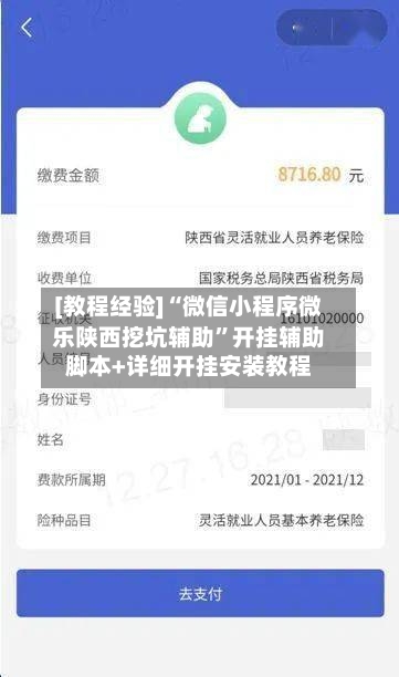 [教程经验]“微信小程序微乐陕西挖坑辅助	”开挂辅助脚本+详细开挂安装教程-第2张图片