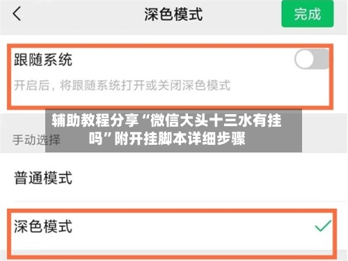 辅助教程分享“微信大头十三水有挂吗	”附开挂脚本详细步骤-第3张图片