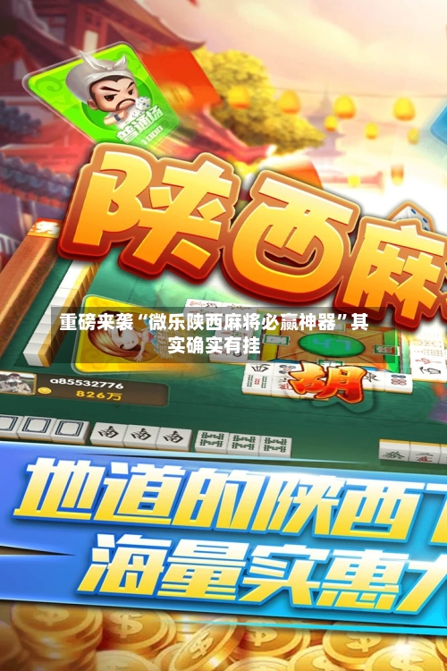 重磅来袭“微乐陕西麻将必赢神器	”其实确实有挂-第3张图片