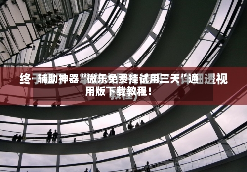 辅助神器“微乐免费挂试用三天”通用版下载教程！