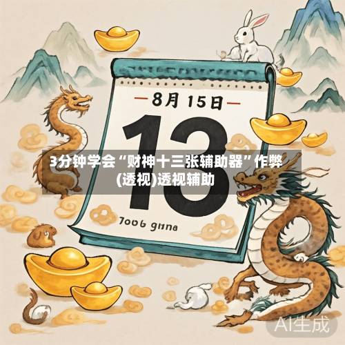 3分钟学会“财神十三张辅助器”作弊(透视)透视辅助