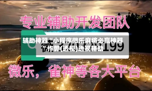辅助神器“小程序微乐麻将必赢神器”作弊(透视)透视辅助