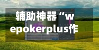 辅助神器“wepokerplus作弊辅助挂透视软件”揭秘透视辅助万能挂-第2张图片