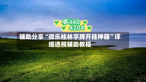 辅助分享“微乐桂林字牌开挂神器	”详细透视辅助教程-第2张图片