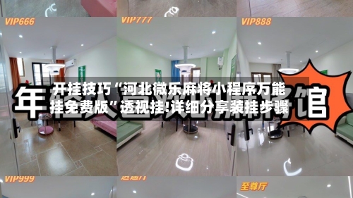 开挂技巧“河北微乐麻将小程序万能挂免费版”透视挂!详细分享装挂步骤-第2张图片