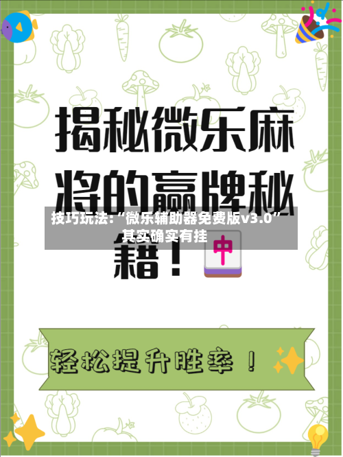 技巧玩法:“微乐辅助器免费版v3.0”其实确实有挂-第2张图片