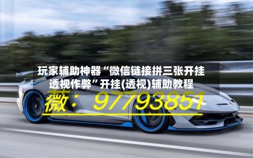 玩家辅助神器“微信链接拼三张开挂透视作弊”开挂(透视)辅助教程