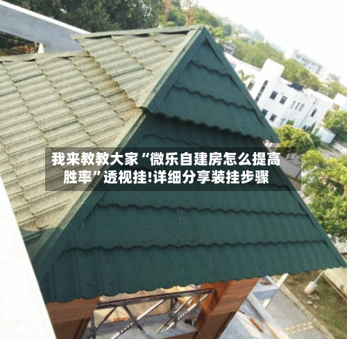 我来教教大家“微乐自建房怎么提高胜率”透视挂!详细分享装挂步骤