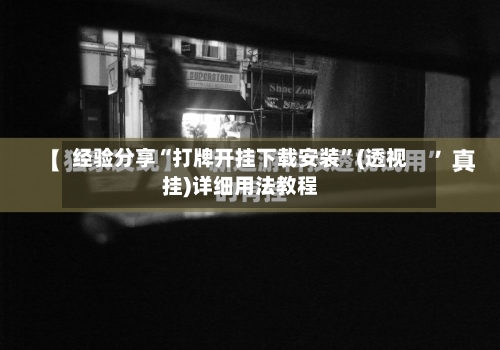 经验分享“打牌开挂下载安装”(透视挂)详细用法教程-第2张图片
