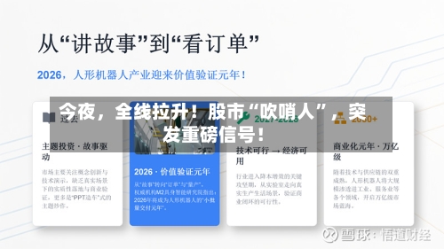 今夜，全线拉升！股市“吹哨人”，突发重磅信号！-第3张图片