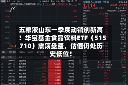 五粮液山东一季度动销创新高！华宝基金食品饮料ETF（515710）震荡盘整，估值仍处历史低位！-第3张图片