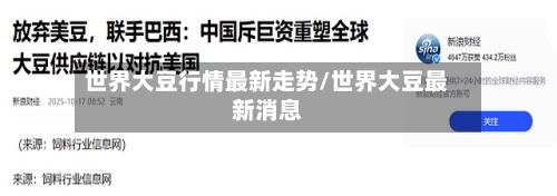 世界大豆行情最新走势/世界大豆最新消息-第2张图片