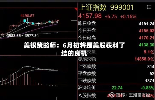 美银策略师：6月初将是美股获利了结的良机-第3张图片